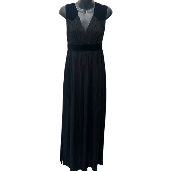 NWT Maje Rudette Open Back Velvet Maxi Dress - Picture 2 of 9